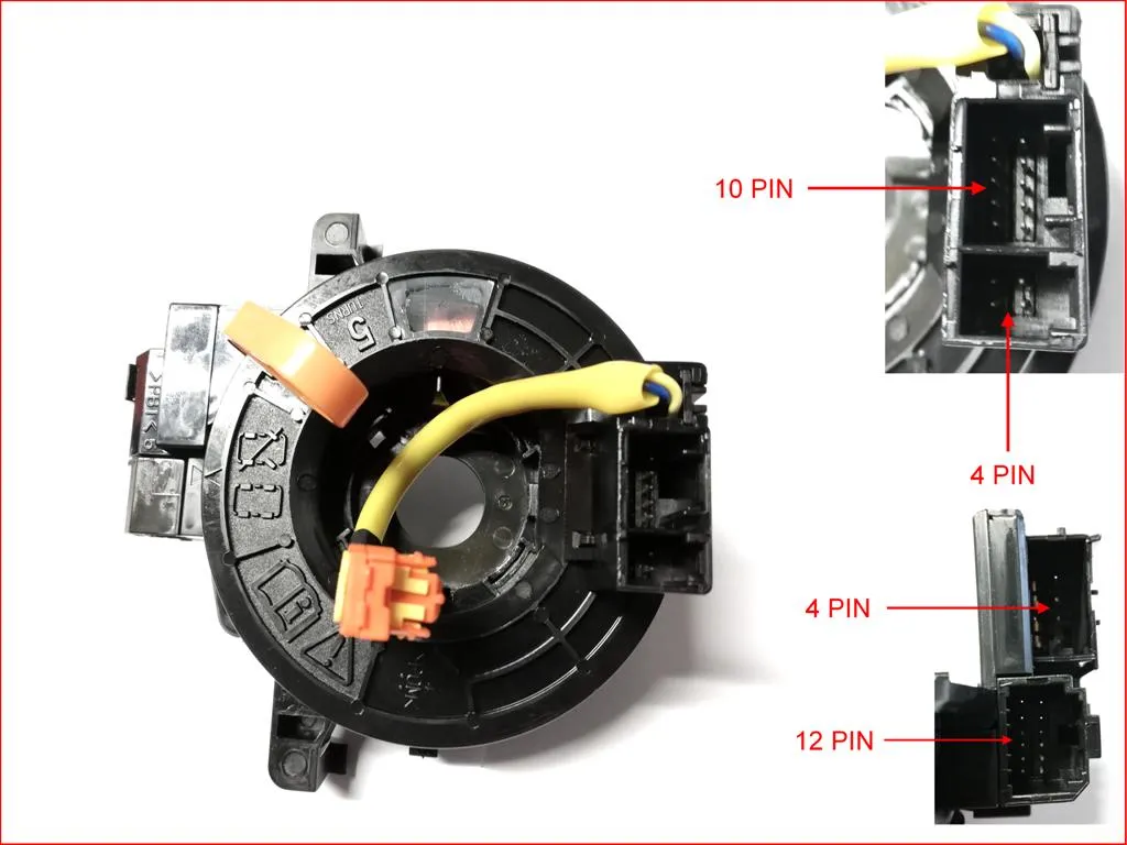 CONTACTO AIRBAG DIRECCION HILUX 12-15 CON COMANDOS