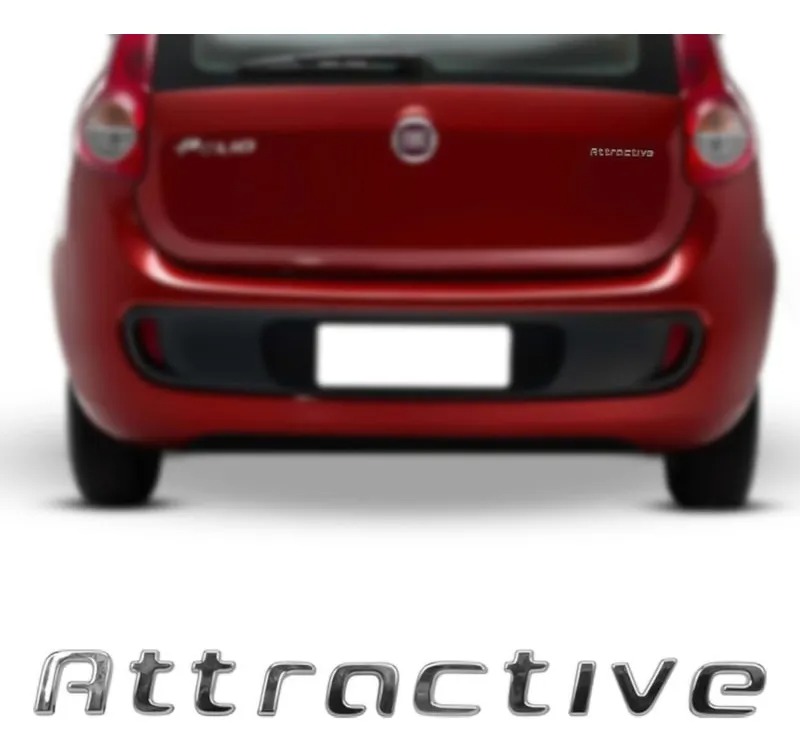 Emblema Attractive cromado