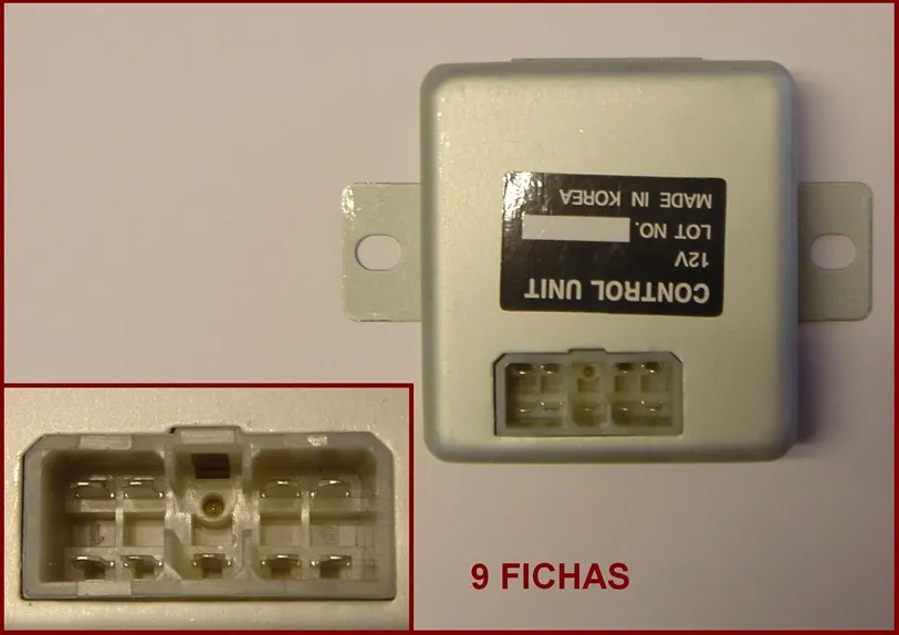 CAJA CALENTADORES HYUNDAI H100 (9 TER)