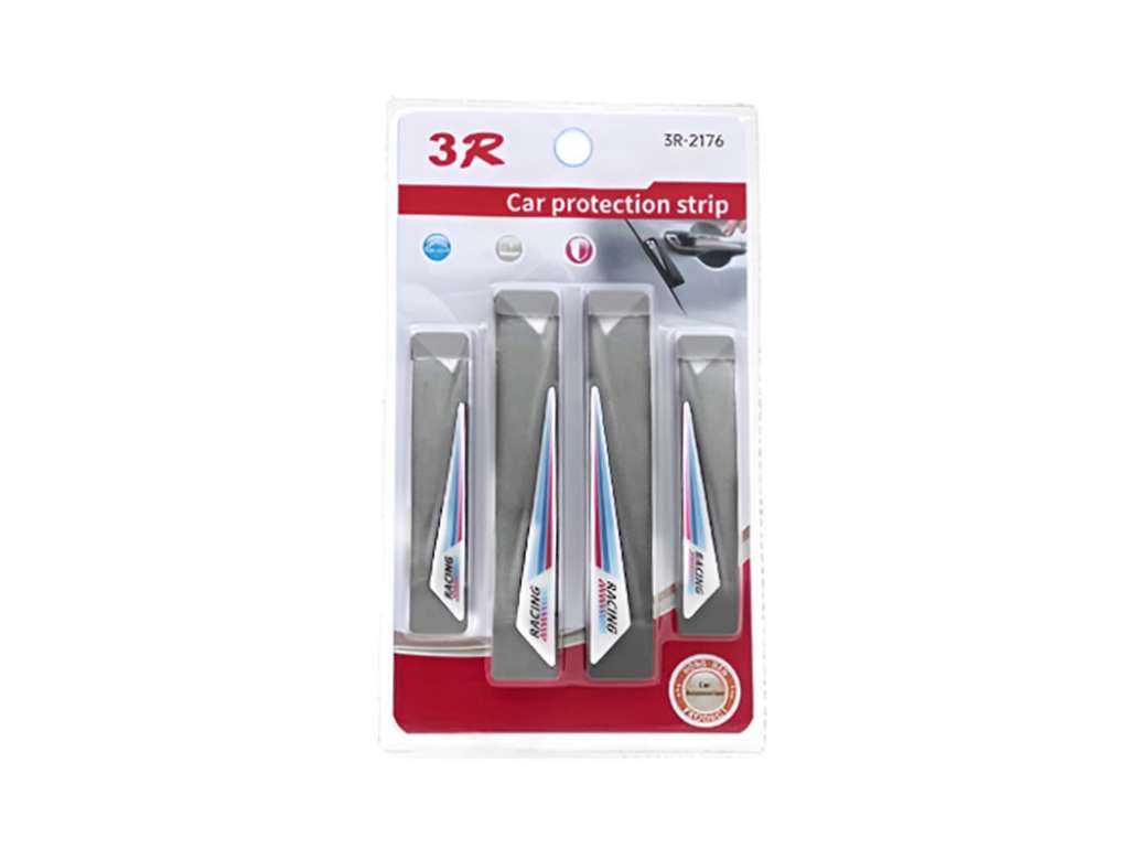 PROTECTOR JGO. UNIV. PUERTA NEGRO/CROMADO 4PCS