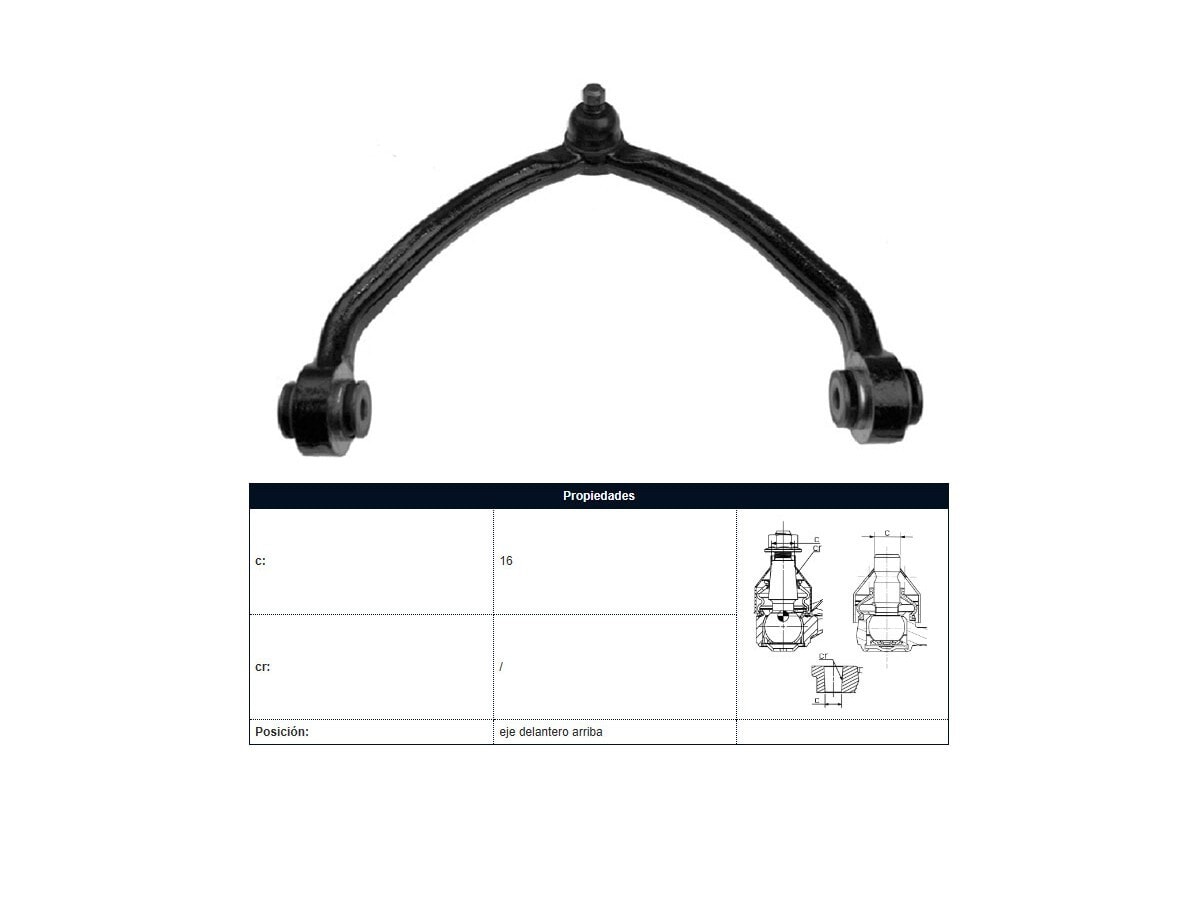 Parilla De Suspension Delantera Kia Sportage 94-03 Der/Izq