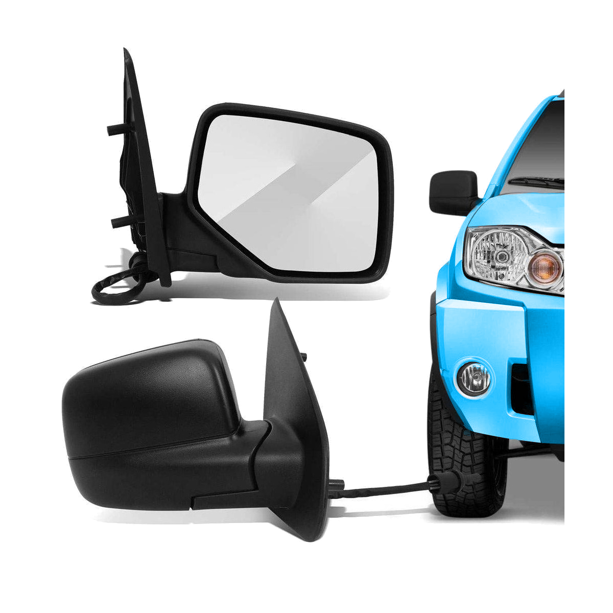 Espejo retrovisor exterior derecho con control eléctrico