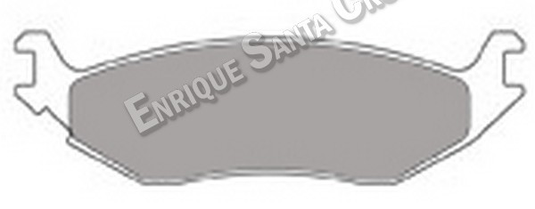 Pastillas de freno traseras