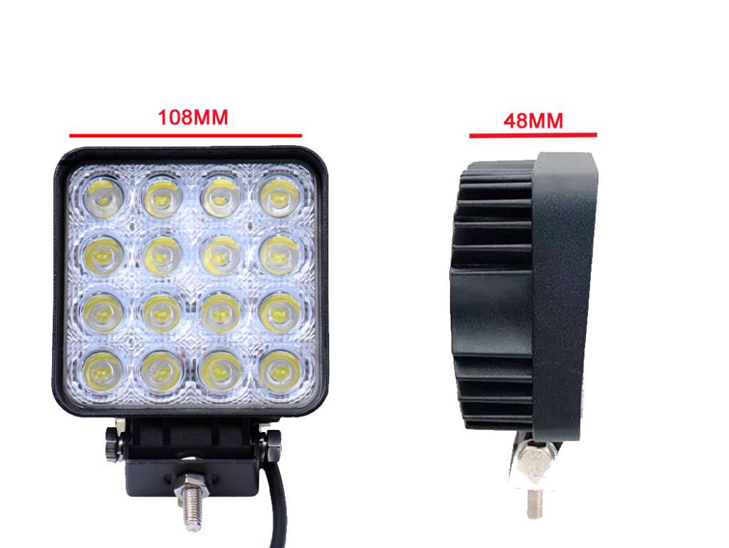 FARO CAMINERO UNIV. RECT. 16LED 108MM