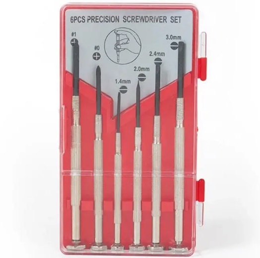 DESTORNILLADORES EN JUEGO DE PRECISION 6 PZS)