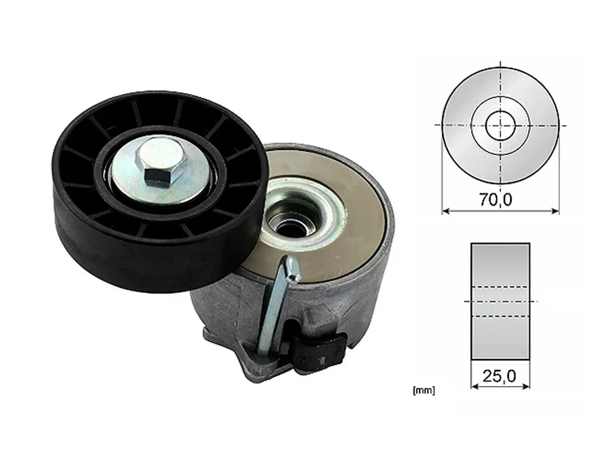 Tensor De La Correa Iveco Daily 35S14 Chasis Cabina Abs (Bra)/Daily 55C17 Chasis Cabina R.Doble Abs/Daily 40S14 Chasis Cabina R