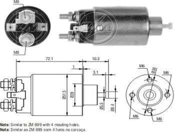 SOLENOIDE MITSUBISHI HY ACCENT/JMC CAMION 09/11