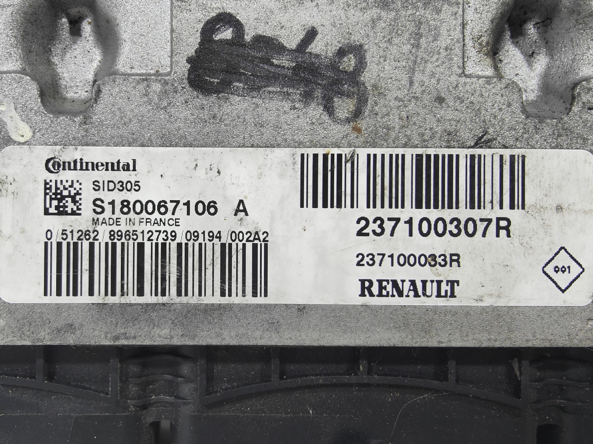 ECU de motor Renault MEGANE III 1.5 DCI , Ref: 11019-K3C11