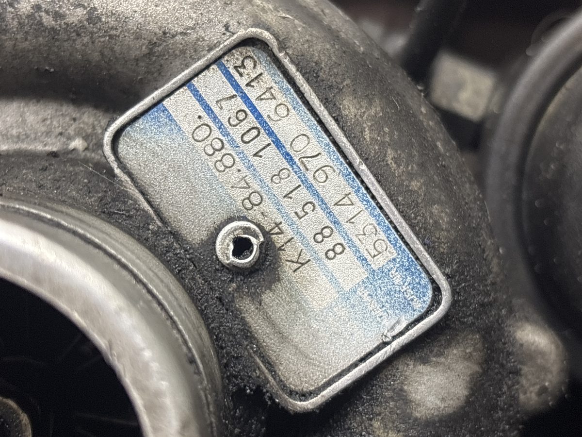 Turbocompresor Peugeot 405 Berlina 1987-1996 GRD-Turbo Exclusive 1.9L 66kW K1484880