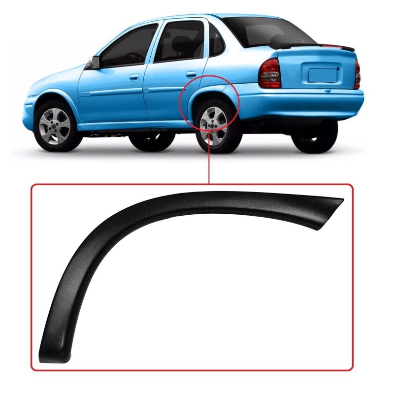 Fender Trasero Izquierdo Chevrolet Corsa Sedan 1998 / 2010