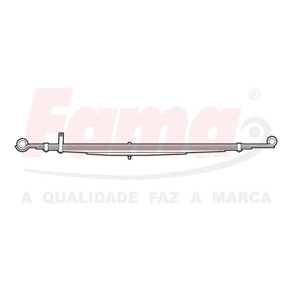 ELASTICO TRASERO MITSUBISHI L200 TRITON 2011 EN ADELANTE