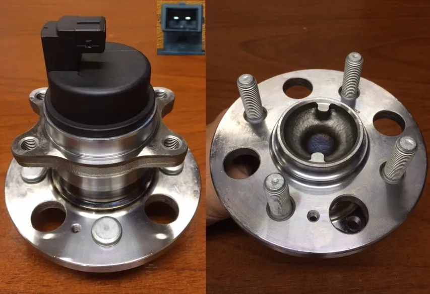 Maza de rueda trasera con rulemán y ABS