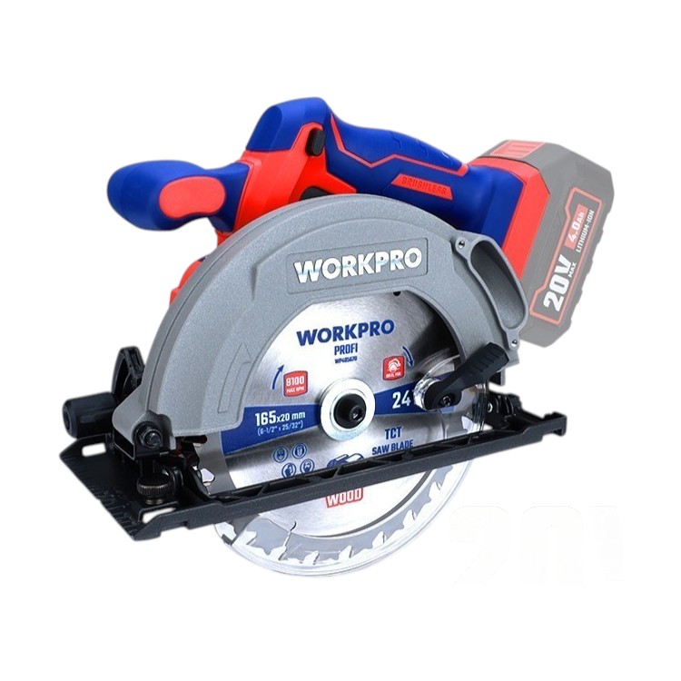SIERRA CIRCULAR A BATERIA 13mm 20V 4A SOLO HERRAM