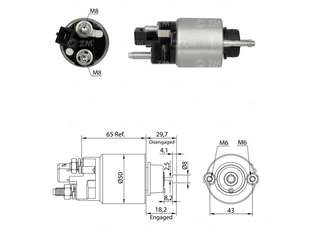 SOLENOIDE N-DENSO BMW X1/X3/X5 03/