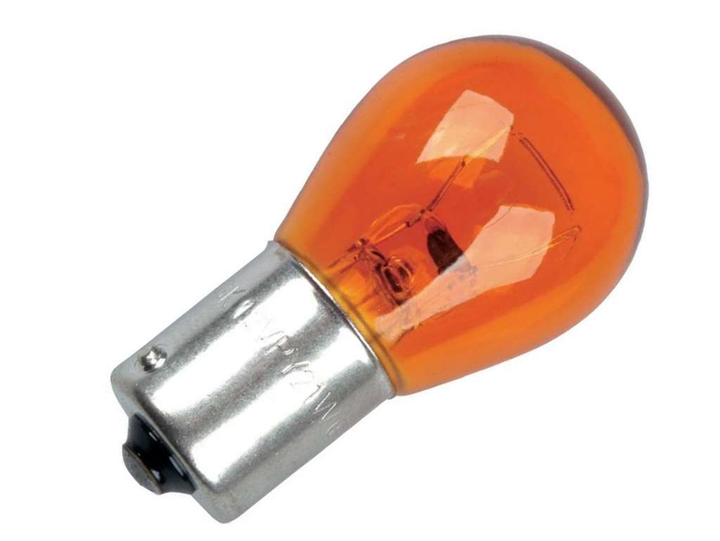 Lámpara 12V 21W 1 Polo BA15S Ambar