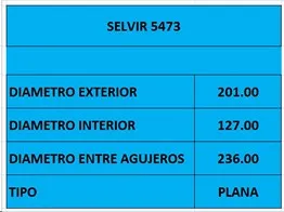 PLACA EMBR HYUNDAI-MITSUBISHI-F3 (201mm) VALEO