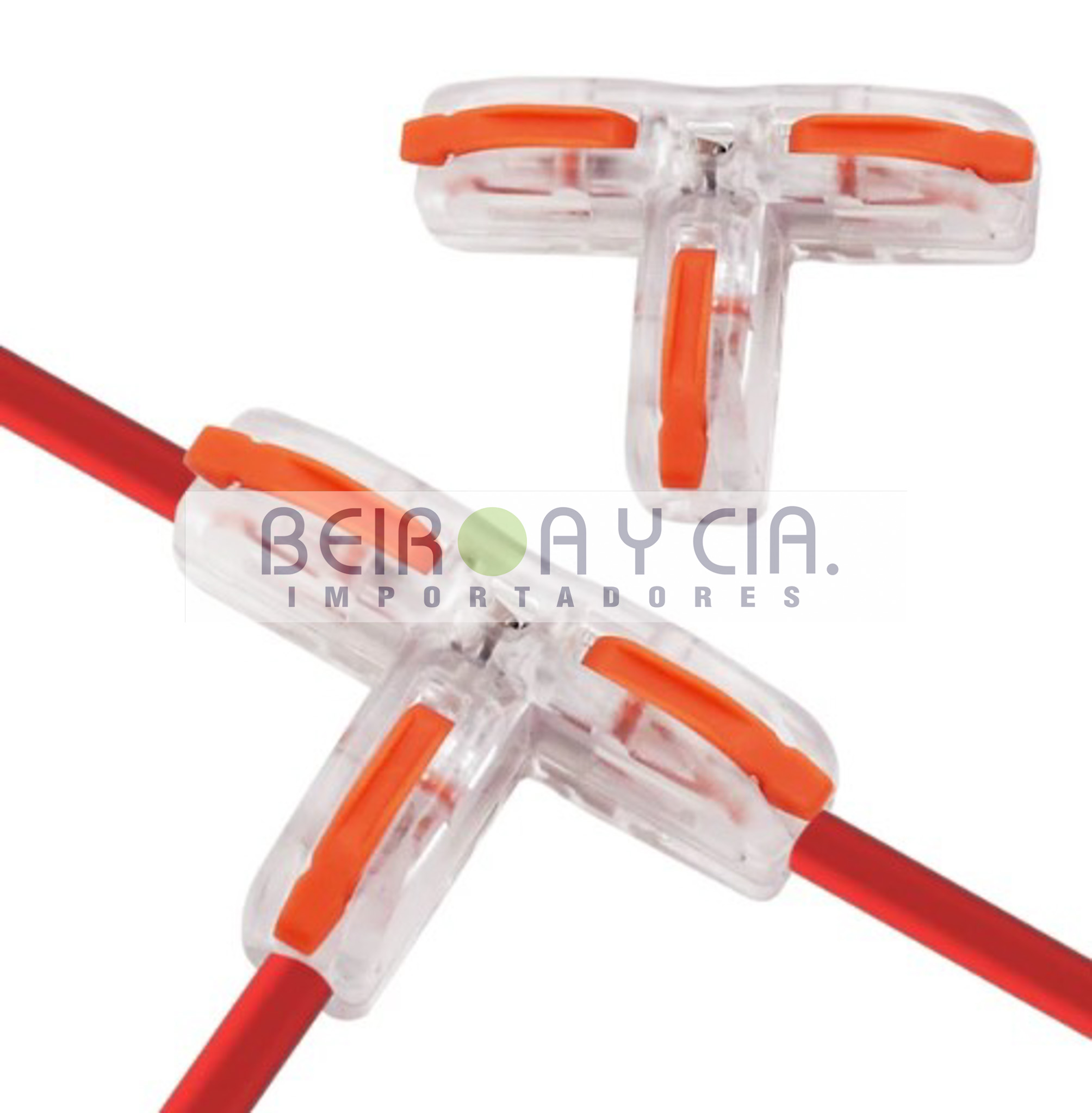 CONECTOR RAPIDO SIN PELAR T 3 VIAS