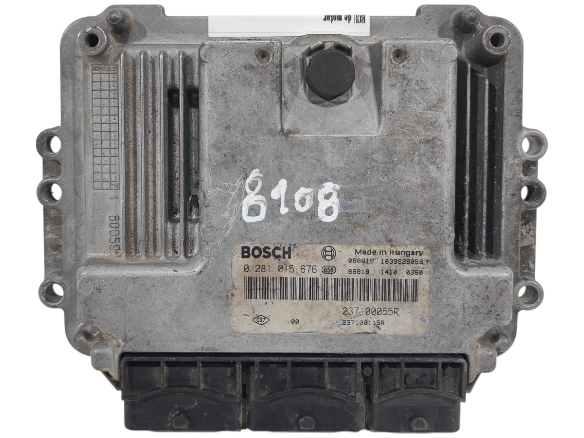 ECU de motor Renault Megane 1.9 dCi 2008, Ref: 8108-K3A7