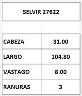 VALVULA ESC VW GOL 1.6D (B/MEC) (3 R) EVERPHONE