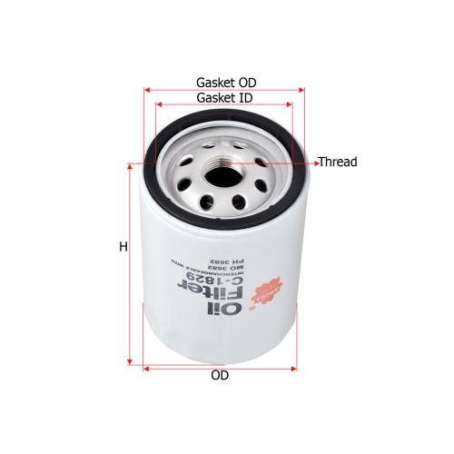 FILTRO ACEITE MWM 2.8TD C10 BLAZER SAKURA
