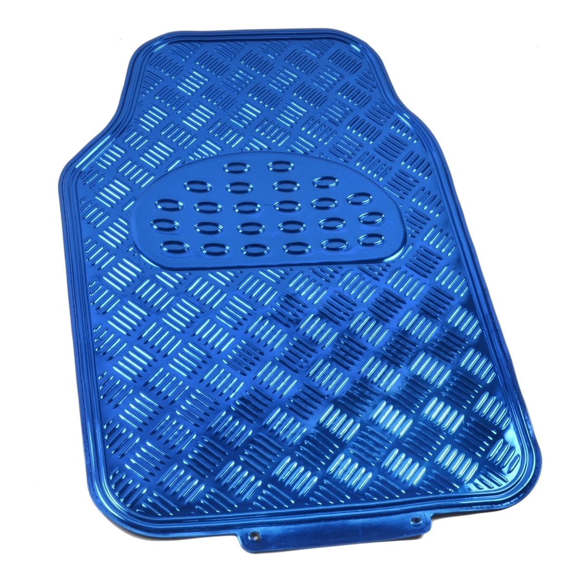 Juego Alfombras Metálicas Azul