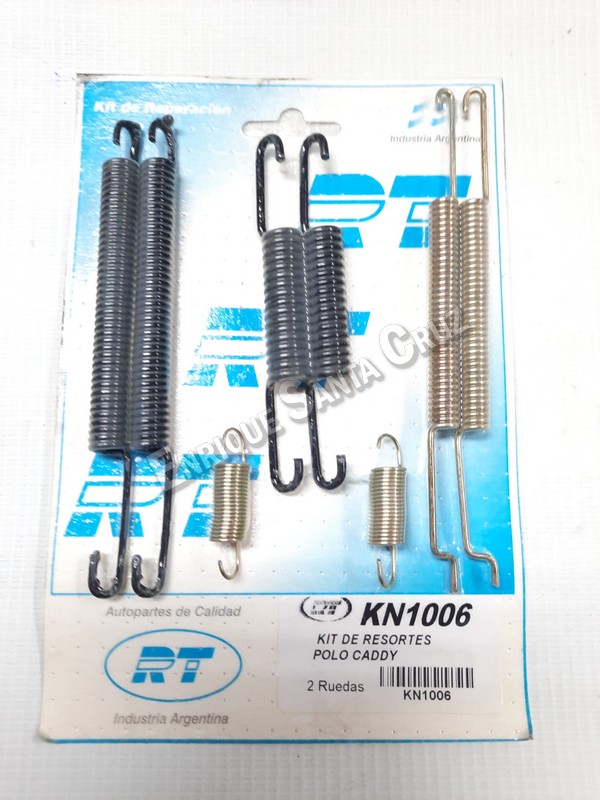 Kit de resortes de suspensión para un eje