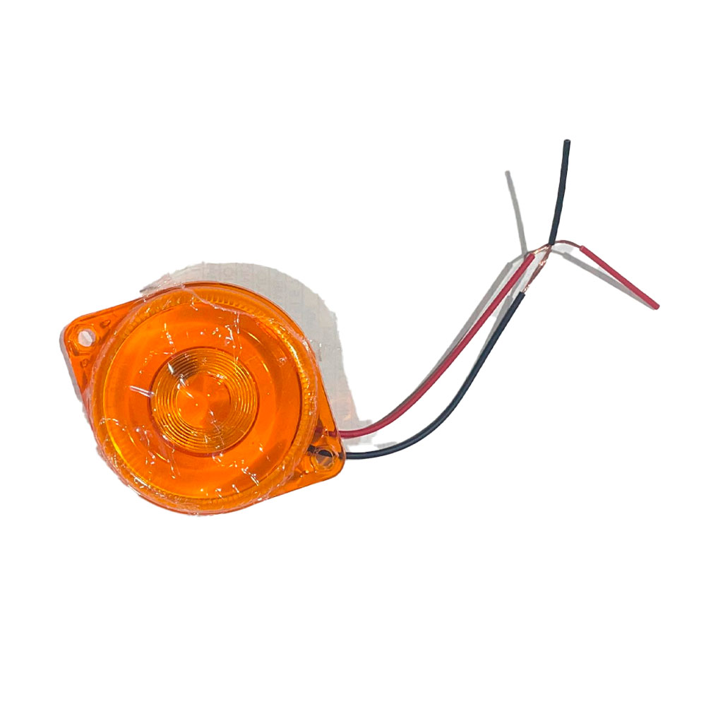 FAROL - LATERAL REDONDO 12-24V AMBAR