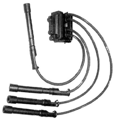 BOBINA ENCENDIDO RENAULT CLIO II 1.0 3 AGUJEROS CON CABLES