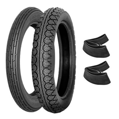 Combo Moto 250-17 y 80/100-14 BJ-211 y BJ-6006 C/cámaras