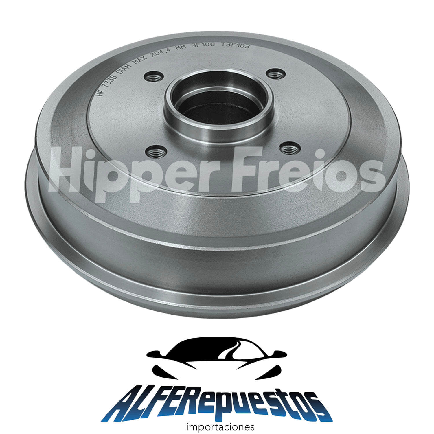 Campana de freno con maza