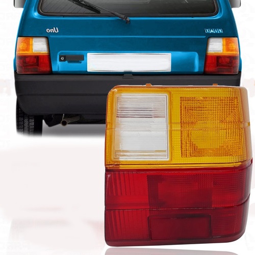 Acrílico Farol Trasero Fiat Uno 1985 / 2003 Derecho