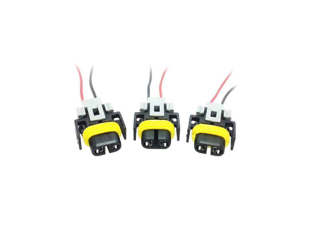 FICHA UNIV. LAMPARA H8/H9/H11/H16/H27 2 VIA