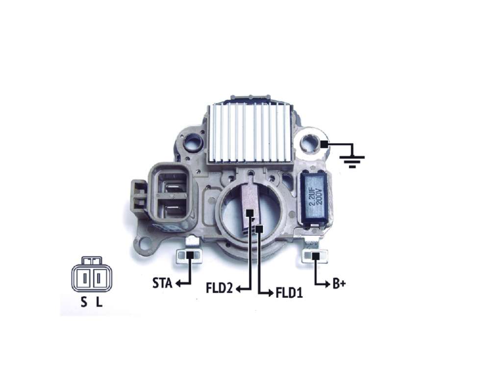 REGULADOR ALTERNADOR MITSUBISHI FO/MI/NI/HO 12V.