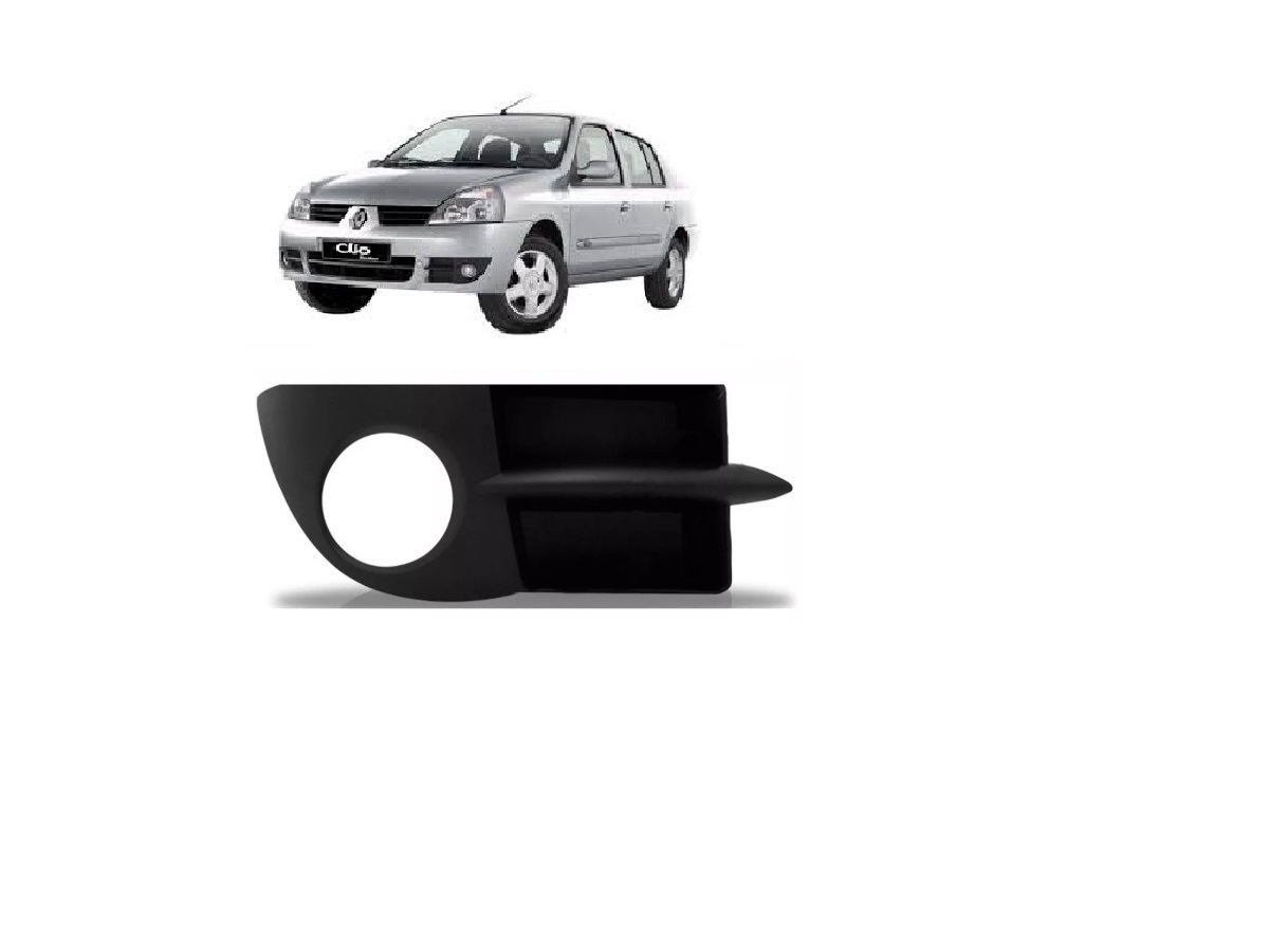 TAPA PARAGOLPE DELANTERO RENAULT CLIO 2006 DERECHO CON CAMINERO [RETOV]