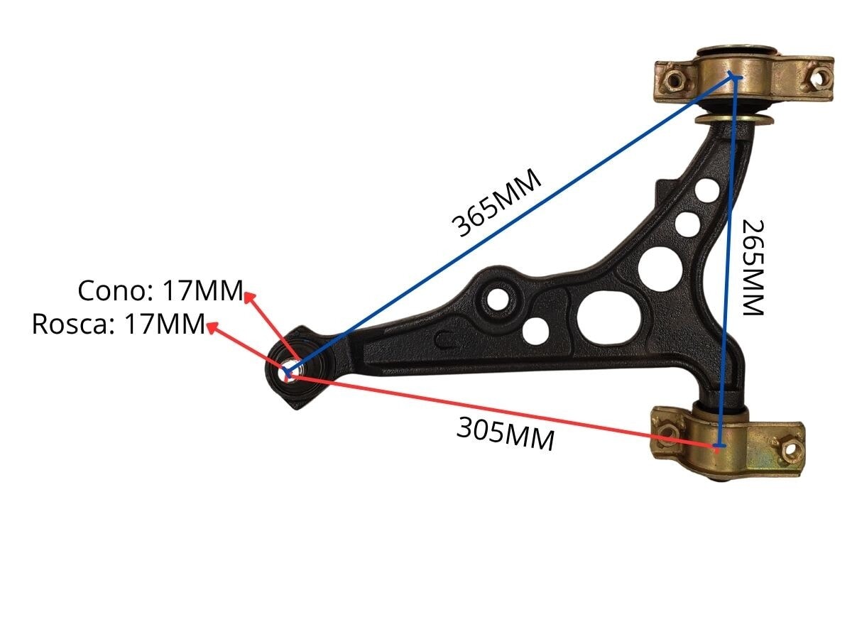 Parilla De Suspension Delantera Fiat Brava 96-01 Der