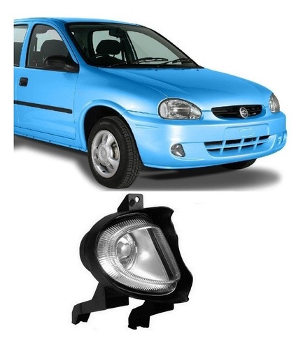 Faro Auxiliar Caminero Derecho Chevrolet Corsa 1999 /2010 Lente de Policarbonato