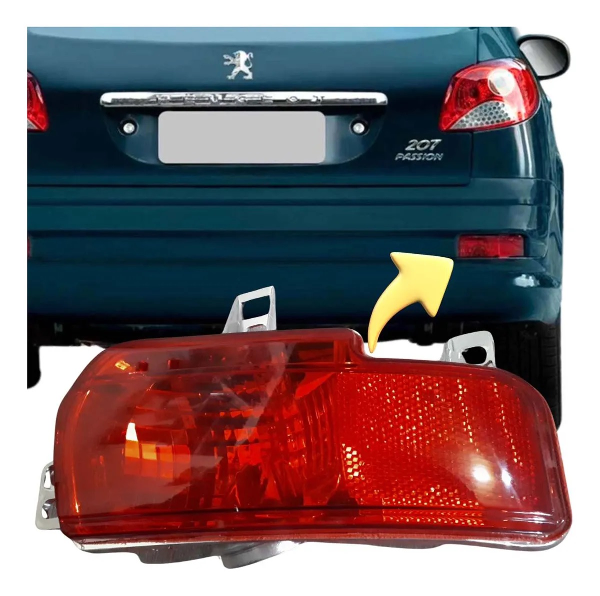 FARO ANTINIEBLA PEUGEOT 207 TRASERO DERECHO 4 PUERTAS BREAK FITAM [VALEO]