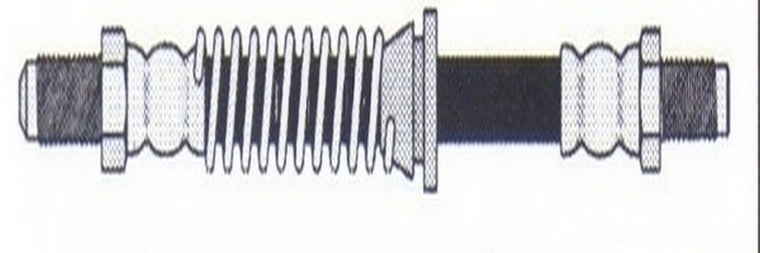 Manguera de freno flexible delantera