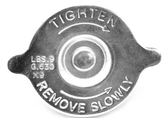 TAPA RADIADOR R4S ALFASUD (0.71 KG) OREJA 16MM (NAP-K)(FC48)