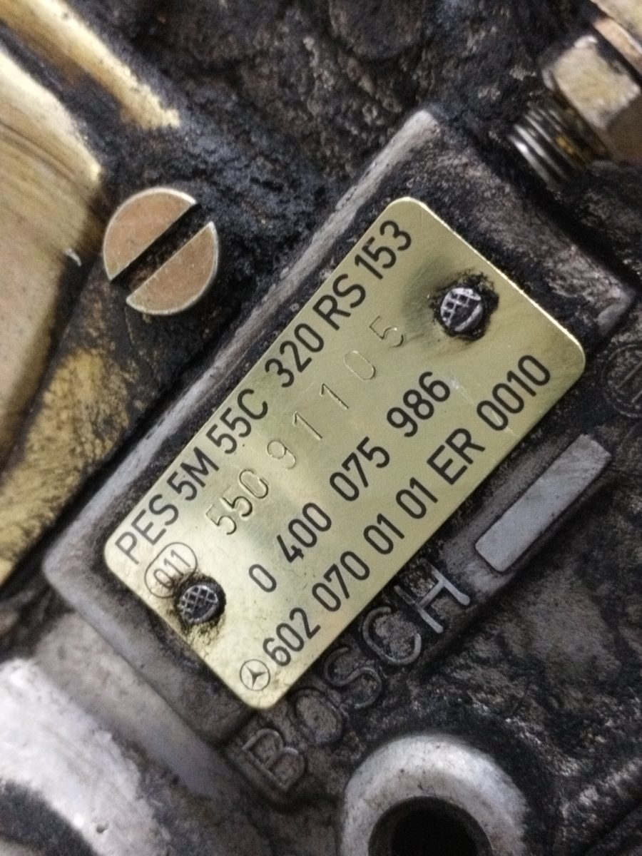 Bomba Inyeccion Mercedes-Benz Clase E (W124) Berlina 1984-1997 2.5 Diesel 0400075986