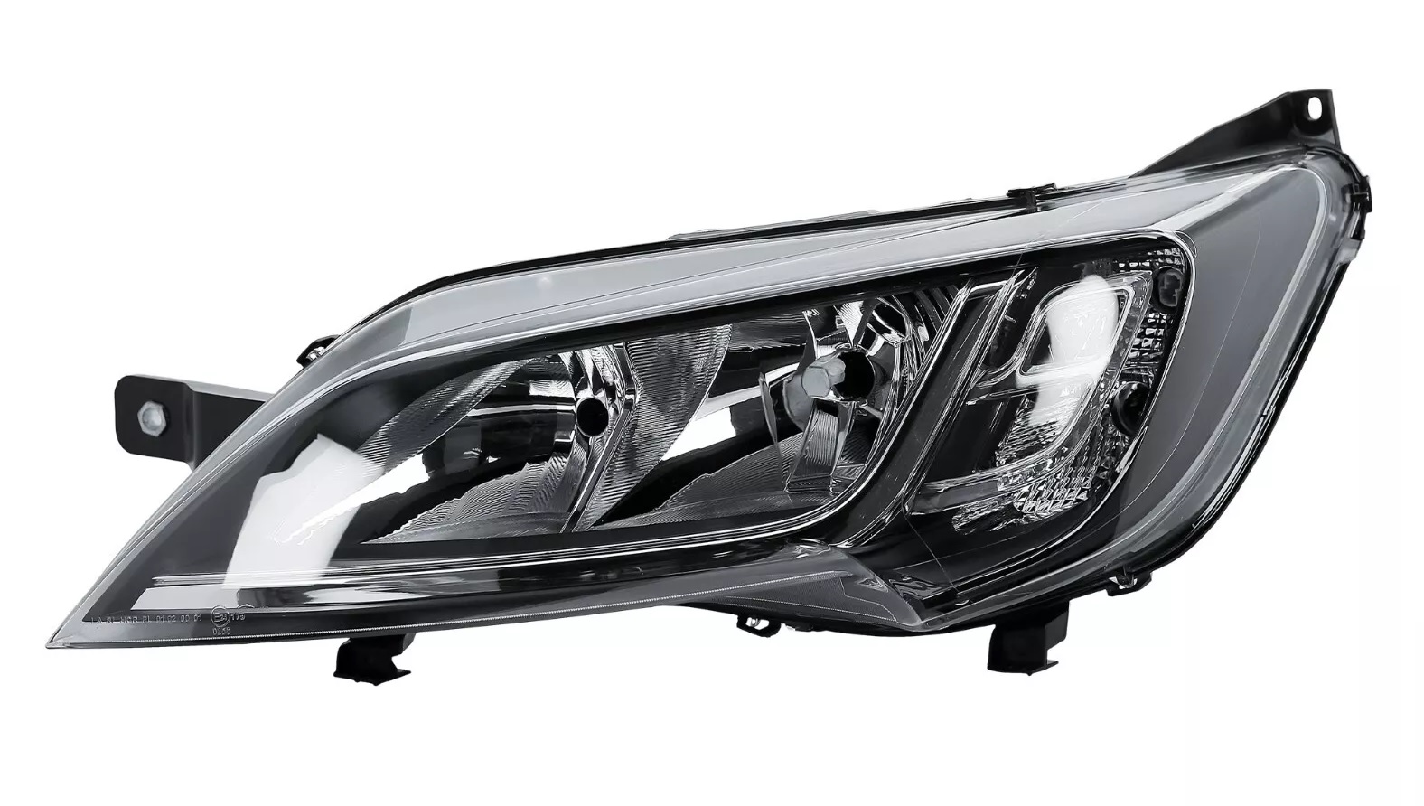 Faro delantero semióptico izquierdo con LED