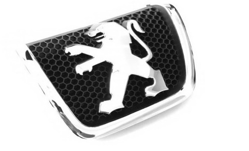 Emblema frontal de león para Peugeot Partner M59 y Peugeot 206