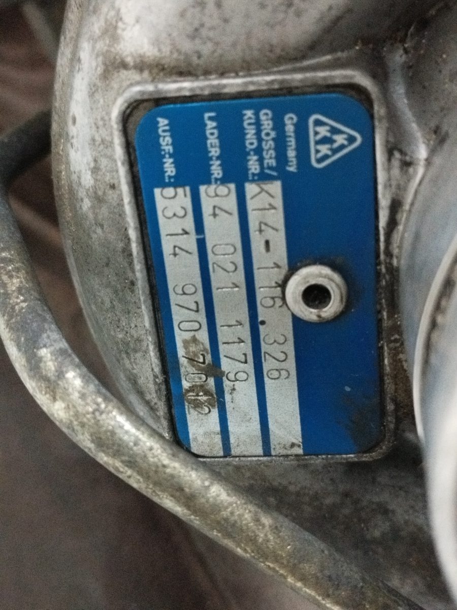 Turbocompresor Peugeot 306 Break 1979-2003 Style 1.9L 66kW 53149707012