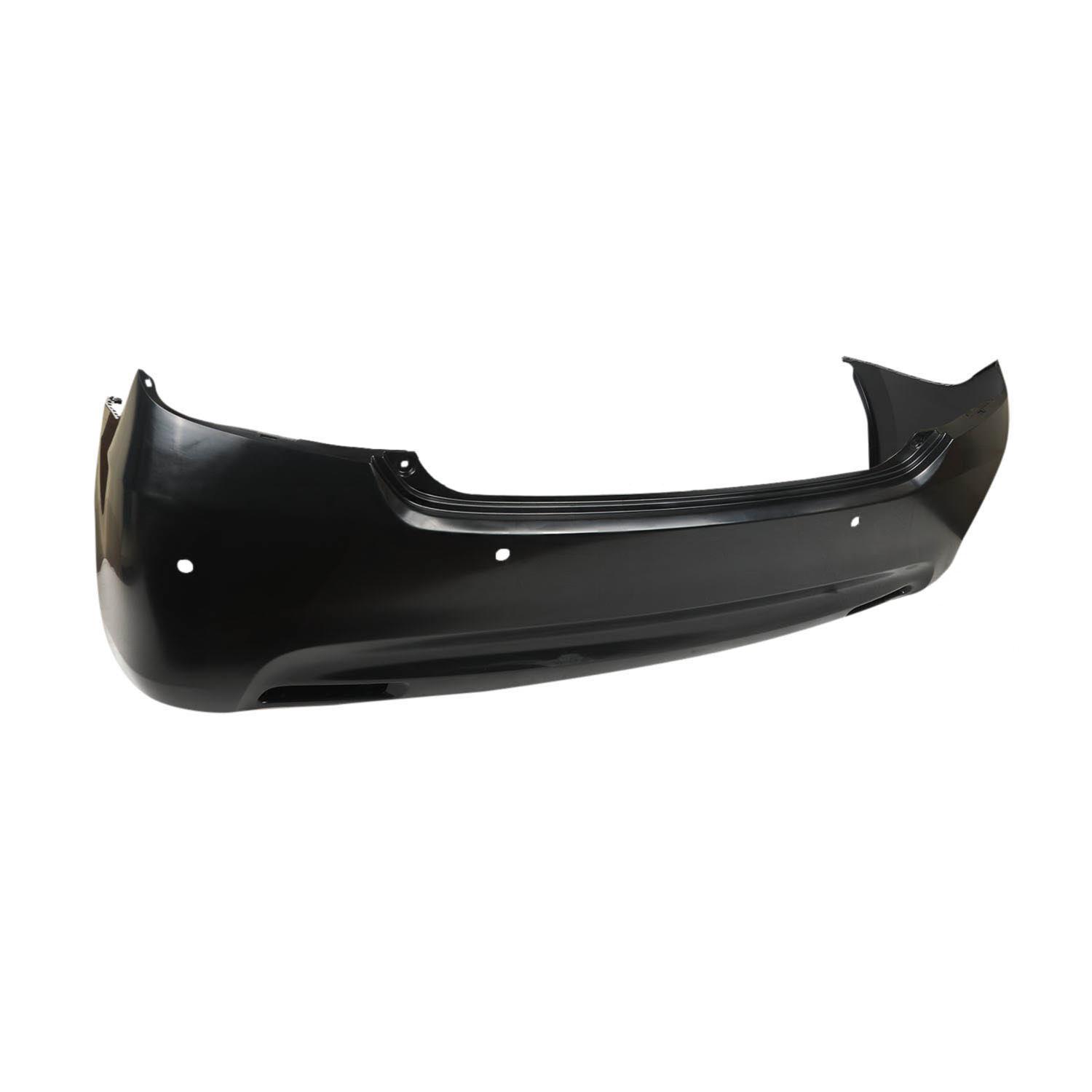 PARAGOLPE TRAS. NEGRO LISO C/AGUJ. SENSOR -ORIGINAL