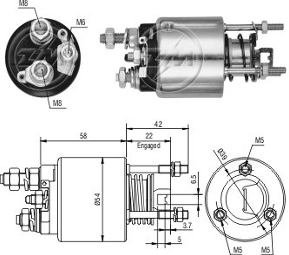AUTOMATICO ARRANQUE FIAT CINQUECENTO C/MARELLI-DENSO