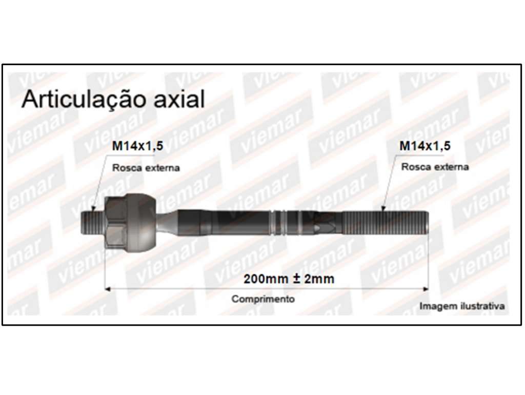 PUNTERO CREMALLERA FO RANGER 13/.. 201MM
