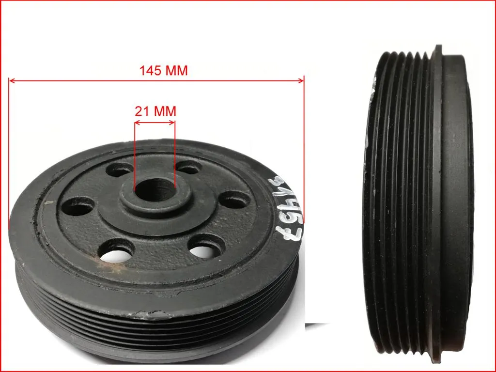 Polea de cigüeñal para motor 2.8D