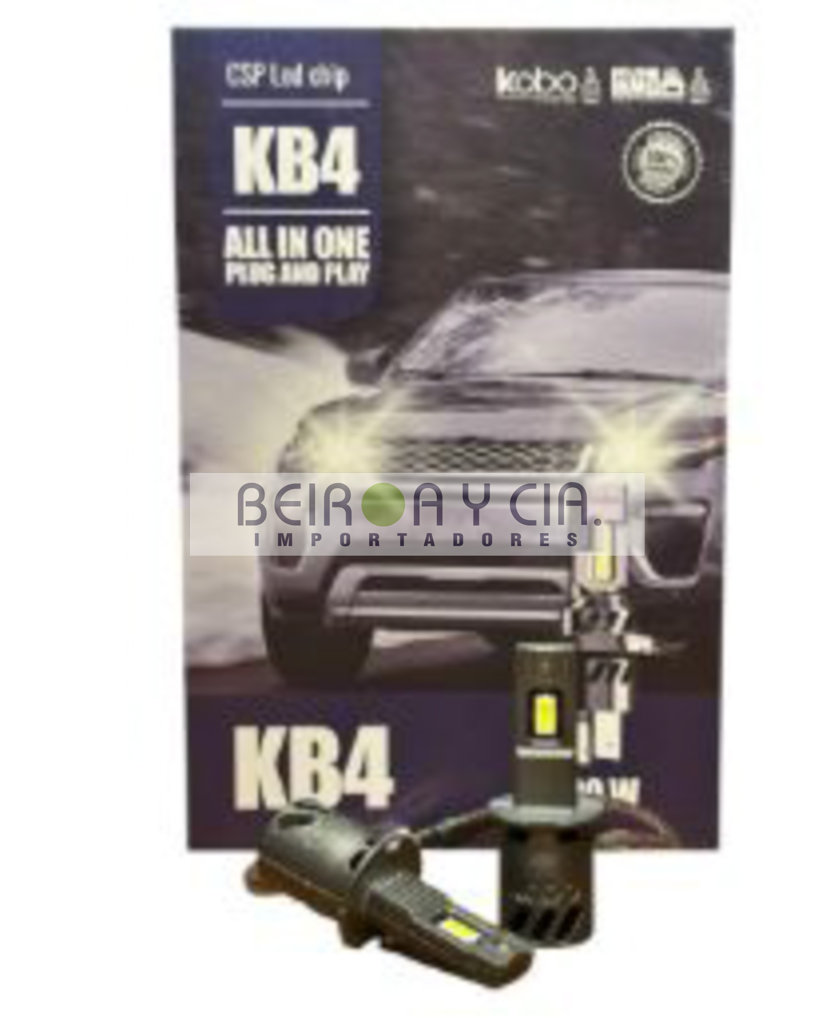 KIT KB4 LED CSP H3 12V 40000 LMS ALL IN ONE