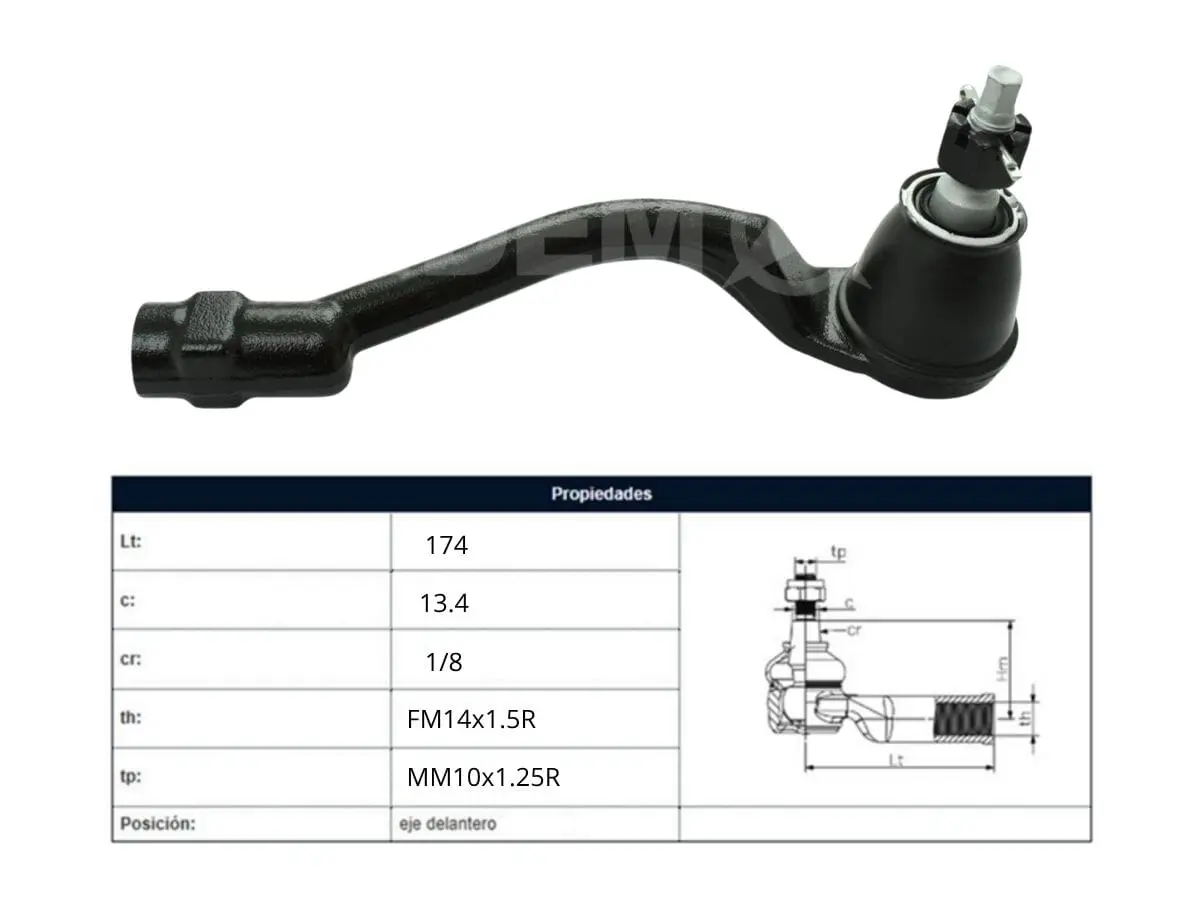 Puntero Der Kia Picanto 1.0 2016-2025