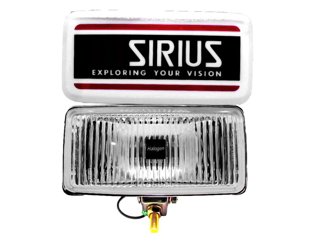 FARO RECTANGULAR BLANCO 195MM